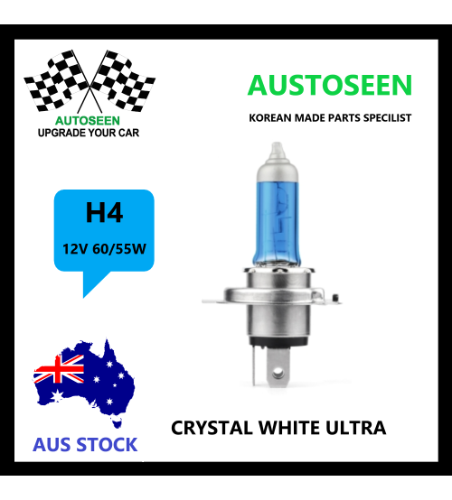 CRYSTAL WHITE ULTRA H4 12V 60/55W